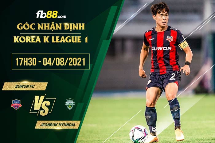 fb88-soi kèo Suwon FC vs Jeonbuk