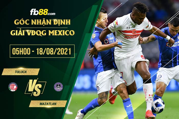 fb88-soi kèo Toluca vs Mazatlan