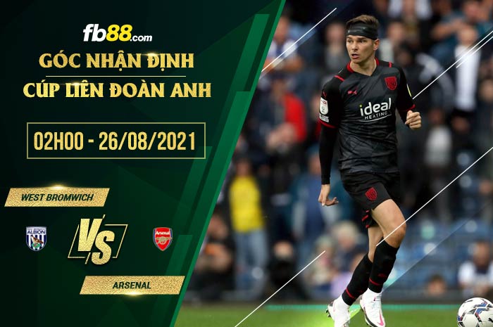fb88-soi kèo West Bromwich vs Arsenal