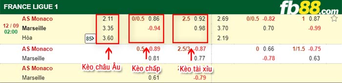 fb88-bảng kèo trận đấu Monaco vs Marseille