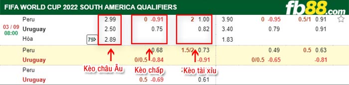 fb88-bảng kèo trận đấu Peru vs Uruguay