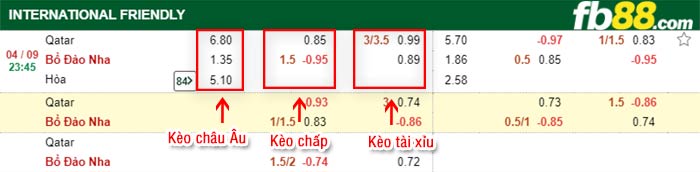 fb88-bảng kèo trận đấu Qatar vs Bo Dao Nha