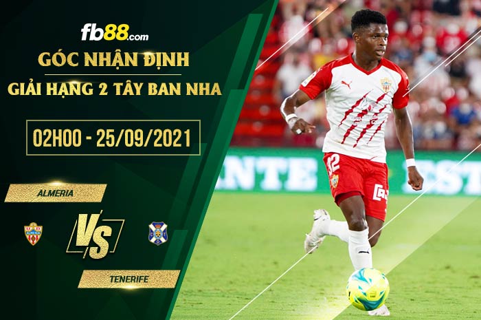 fb88-soi kèo Almeria vs Tenerife
