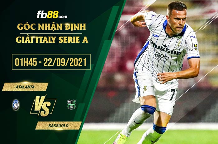 fb88-soi kèo Atalanta vs Sassuolo