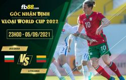 fb88-soi kèo Bulgaria vs Lithuania