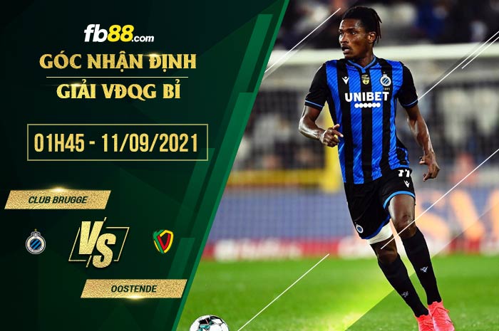 fb88-soi kèo Club Brugge vs Oostende