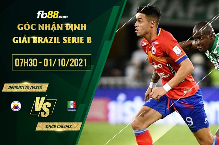 fb88-soi kèo Deportivo Pasto vs Once Caldas
