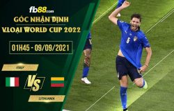 fb88-soi kèo Italy vs Lithuania