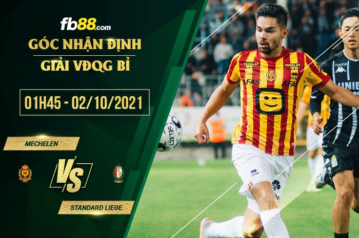 fb88-soi kèo Mechelen vs Standard Liege