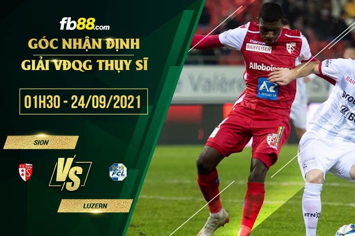 fb88-soi kèo Sion vs Luzern