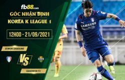 fb88-soi kèo Suwon Bluewings vs Gangwon FC