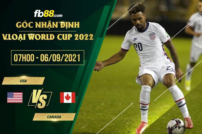 fb88-chi tiết kèo trận đấu USA vs Canada