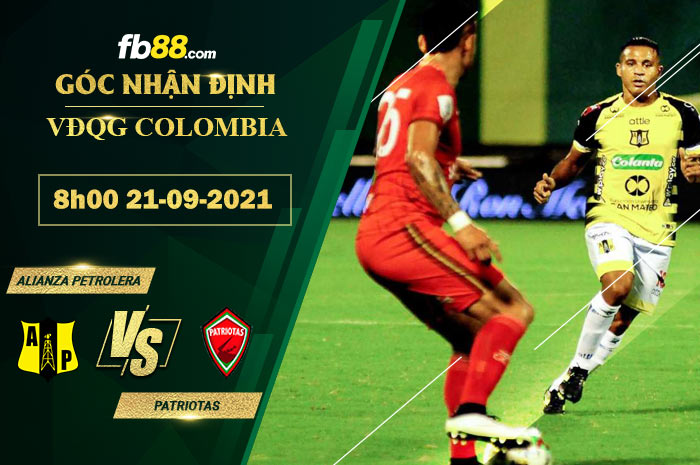 Fb88 soi kèo trận đấu Alianza Petrolera vs Patriotas