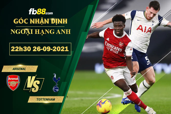 Fb88 soi kèo trận đấu Arsenal vs Tottenham