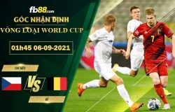 Fb88 soi kèo trận đấu Bỉ vs CH Séc 06-09-2021