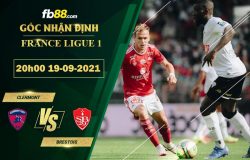 Fb88 soi kèo trận đấu Clermont vs Brestois