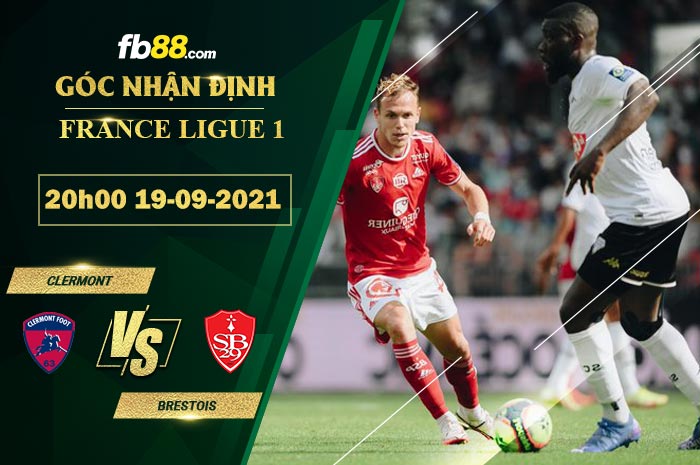 Fb88 soi kèo trận đấu Clermont vs Brestois