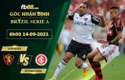 Fb88 soi kèo trận đấu Club Recife vs Internacional