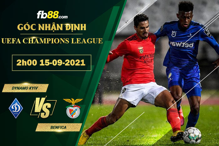 Fb88 soi kèo trận đấu Dynamo Kyiv vs Benfica