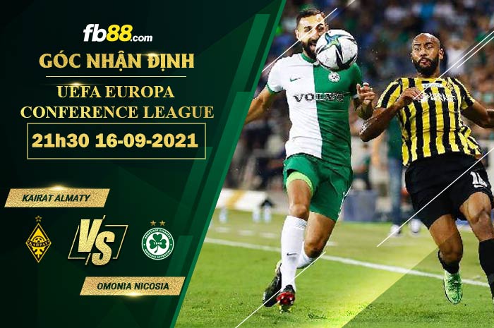 Fb88 soi kèo trận đấu Kairat Almaty vs Omonia Nicosia