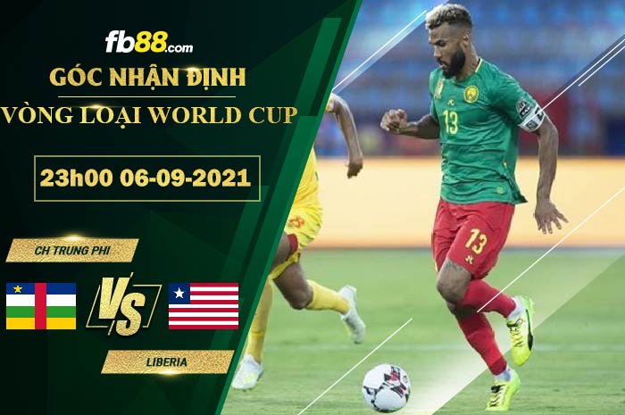 Fb88 bảng kèo trận đấu Liberia vs CH Trung Phi