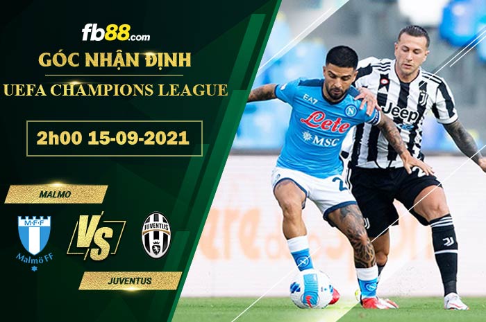 Fb88 soi kèo trận đấu Malmo vs Juventus