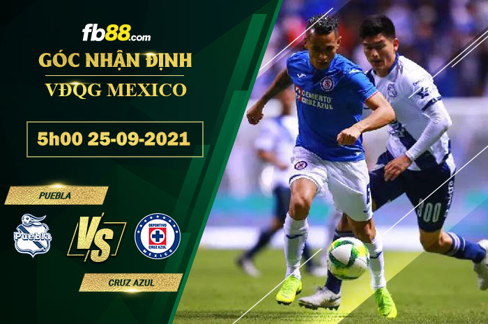 Fb88 soi kèo trận đấu Puebla vs Cruz Azul