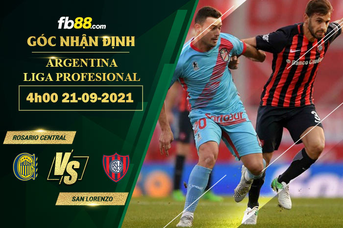 Fb88 soi kèo trận đấu Rosario Central vs San Lorenzo