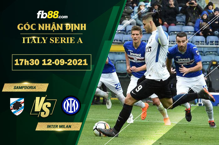 Fb88-soi kèo trận đấu Sampdoria vs Inter Milan