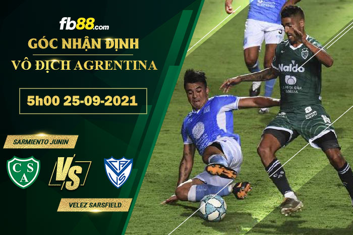 Fb88 soi kèo trận đấu Sarmiento Junin vs Velez Sarsfield