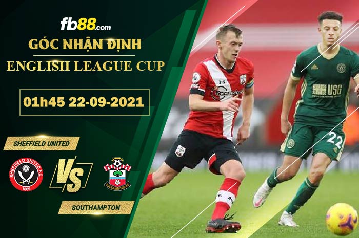 Fb88 soi kèo trận đấu Sheffield United vs Southampton