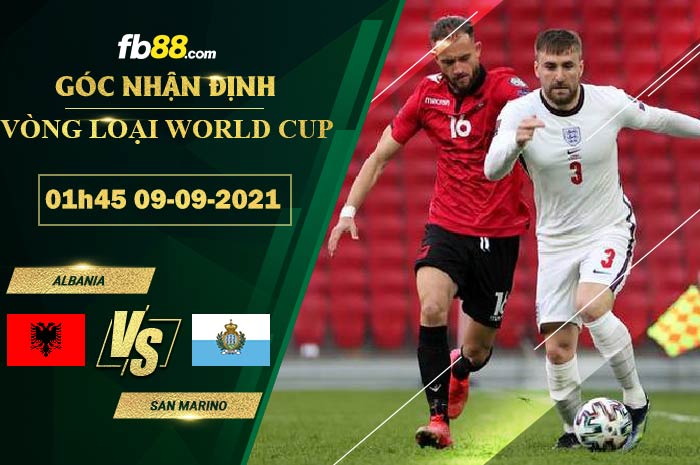 Fb88 soi kèo trận đấu Albania vs San Marino