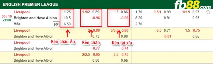 fb88-bảng kèo trận đấu Liverpool vs Brighton