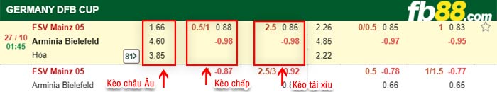 fb88-bảng kèo trận đấu Mainz vs Arminina Bielefeld