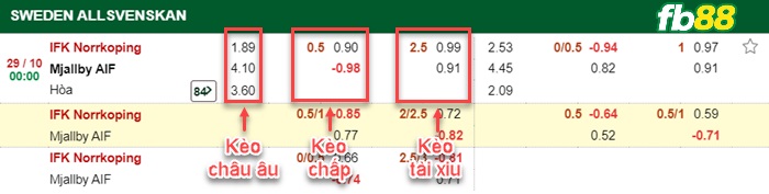 Fb88 bảng kèo trận đấu Norrkoping vs Mjallby