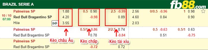 fb88-bảng kèo trận đấu Palmeiras vs RB Bragantino