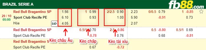 fb88-bảng kèo trận đấu RB Bragantino vs Sport Recife