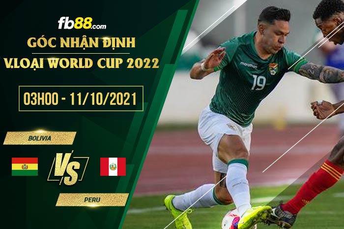 fb88-chi tiết kèo trận đấu Bolivia vs Peru