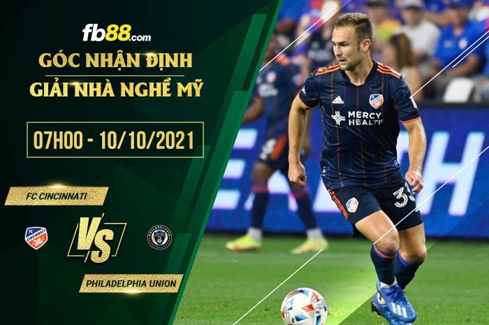 fb88-soi kèo FC Cincinnati vs Philadelphia Union
