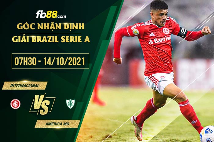 fb88-chi tiết kèo trận đấu Internacional vs America MG
