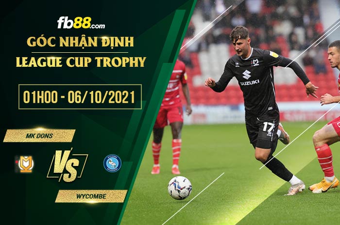 fb88-soi kèo MK Dons vs Wycombe