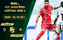 fb88-soi kèo Sampdoria vs Udinese
