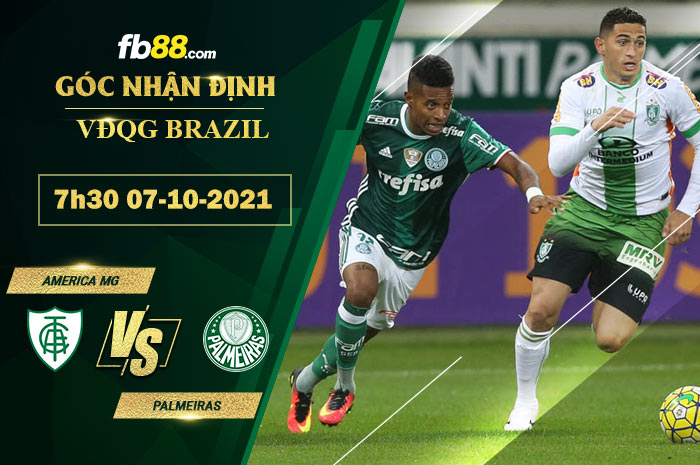 Fb88 soi kèo trận đấu America MG vs Palmeirasd