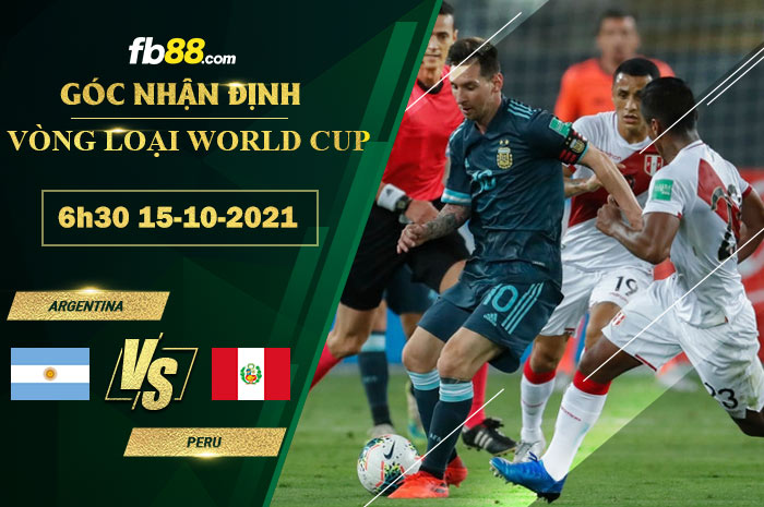 Fb88 soi kèo trận đấu Argentina vs Peru