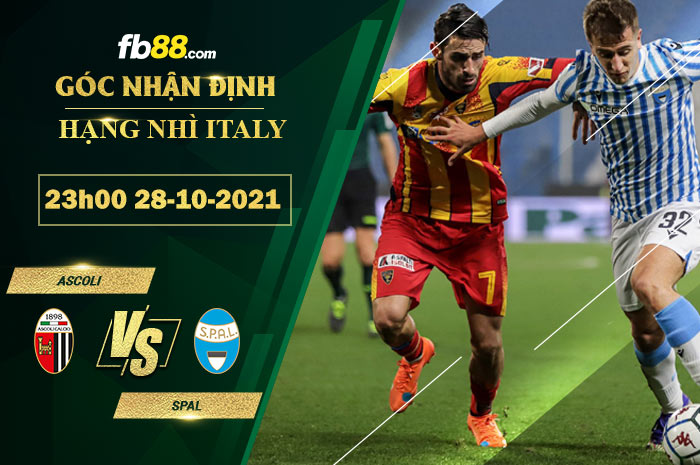 Fb88 soi kèo trận đấu Ascoli vs Spal