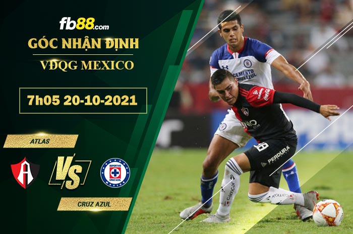 Fb88 soi kèo trận đấu Atlas vs Cruz Azul