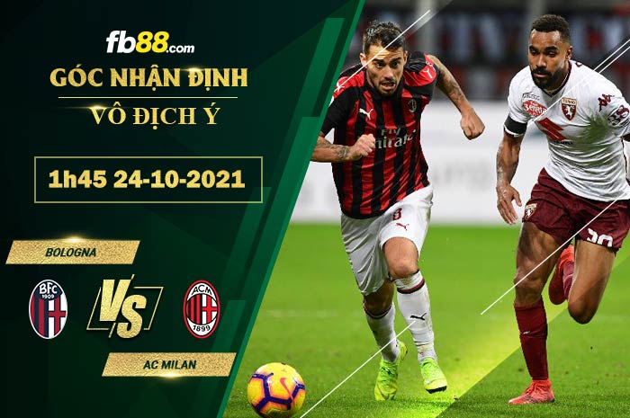 Fb88 soi kèo trận đấu Bologna vs AC Milan