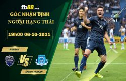 Fb88 thông số trận đấu Buriram vs Samut Prakan