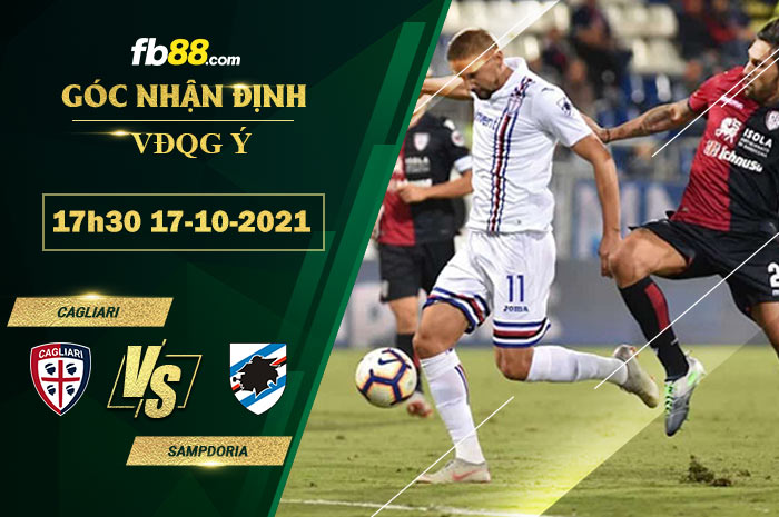 Fb88 soi kèo trận đấu Cagliari vs Sampdoria