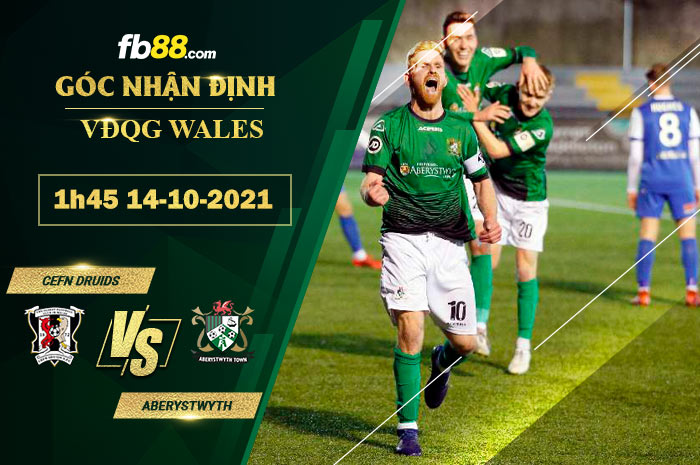 Fb88 soi kèo trận đấu Cefn Druids vs Aberystwyth